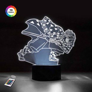 3D светильник ночник с пультом "Зеницу Агацума 3" 3DTOYSLAMP 457ПР565447 фото