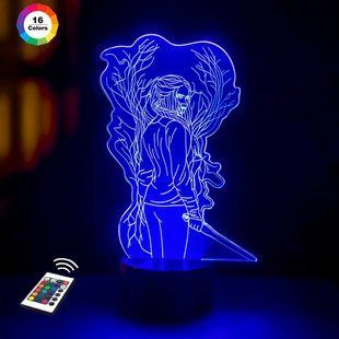 3D світильник нічник з пультом "Цирі" 3DTOYSLAMP 86564КК45 фото