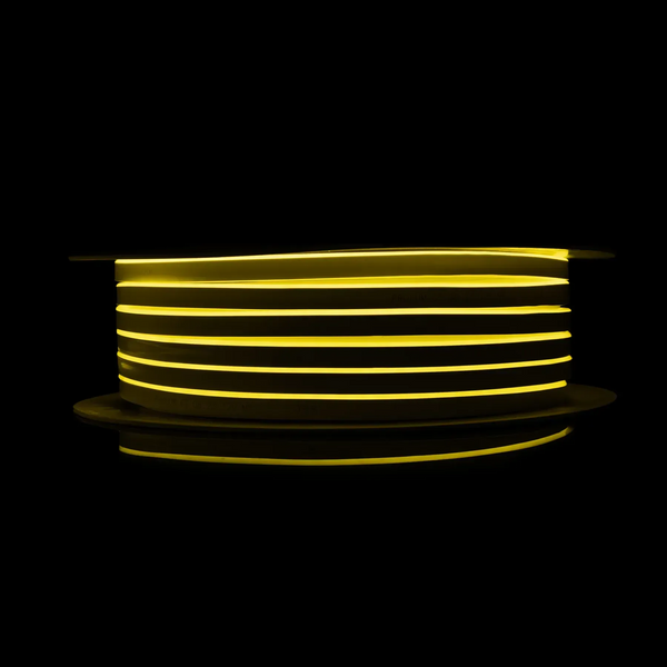 Світлодіодна стрічка NEON 12В 6x12 IP68 Жовта, PROLUM Series "GT" 120033 фото
