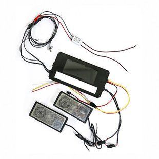 Сенсорний вимикач OEM ZX-01 (6 клавіш, dimmer, Defogger, FM, Bluetooth, DC 12&ndash;24V, 65W + реле AC 220V, з 2 динаміками, для дзеркал) *Б 21301 фото