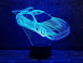 3D світильник нічник з пультом "Автомобіль 24" 3DTOYSLAMP 08-046 фото 1
