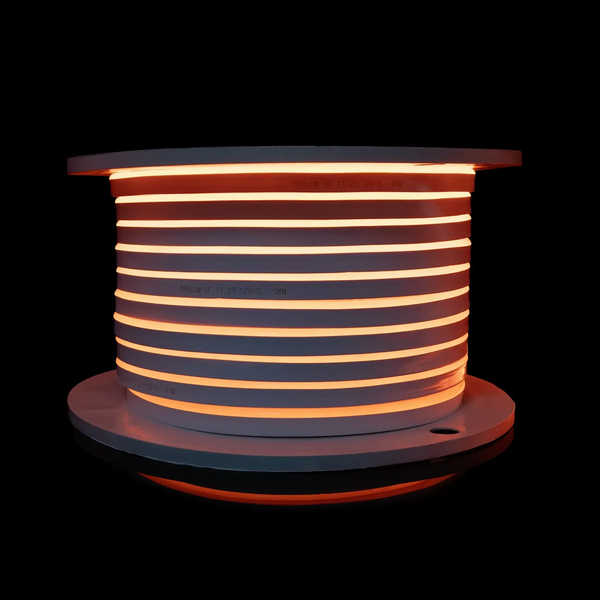 Світлодіодна стрічка NEON 12В 8x16, IP68 Помаранчева, PROLUM Series "SF" PRO, м 120029 фото