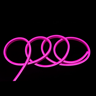 Світлодіодна стрічка NEON 12В 8x16, IP68 Рожева, PROLUM Series "SF" PRO, м 120019 фото