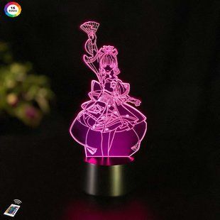 3D світильник нічник з пультом GENSHIN IMPACT "Аяка" 3DTOYSLAMP *43456473223 фото