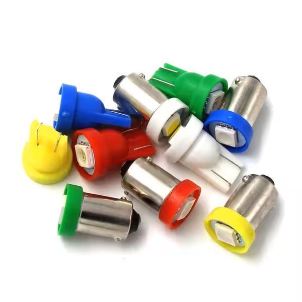 Лампа светодиодная NAPO LED BA9S-5050-1smd T4W BA9S цвет свечения зеленый комплект 10 шт N14100G10 фото